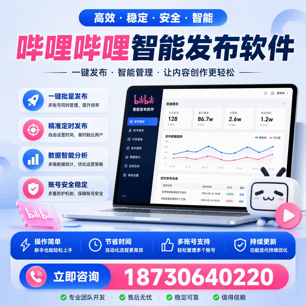如何在 滁州 制定有效的哔哩哔哩智能发布策略